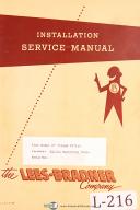 Lees-Bradner-Bullard-Lees Bradner 7A & 7HD, Gear Hobber, Maintenance Manual 1960-7A-7HD-02